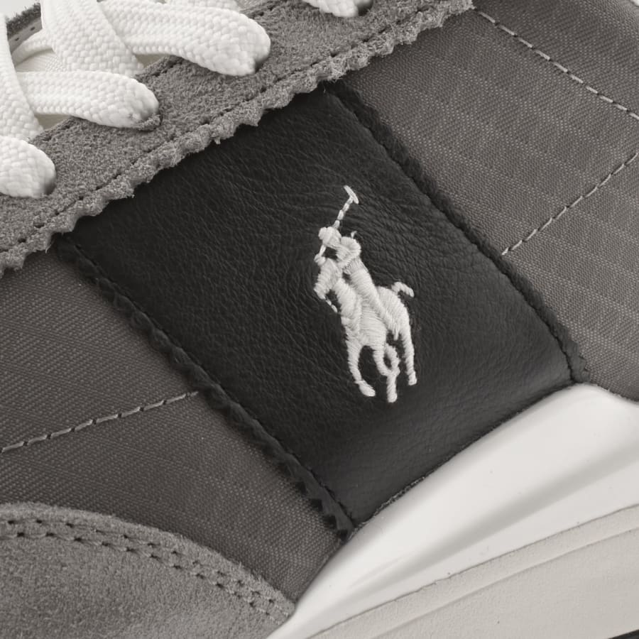 Image number 5 for Ralph Lauren Train 89 Trainers Earth Grey