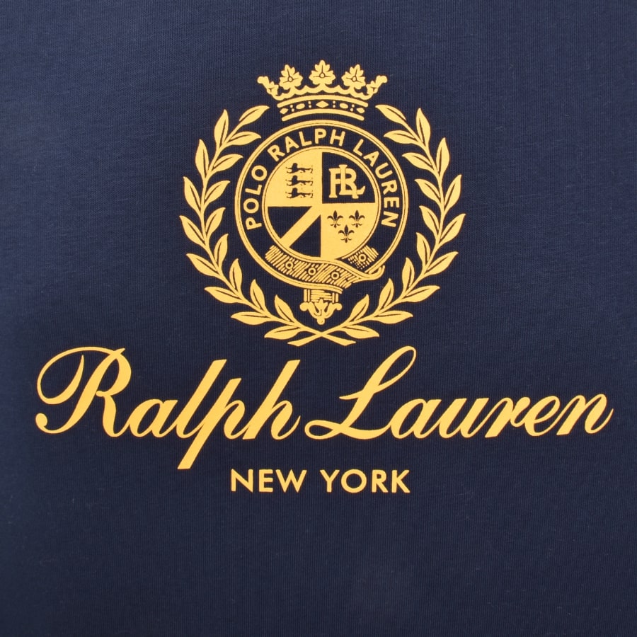 Image number 3 for Ralph Lauren Logo Hoodie Navy