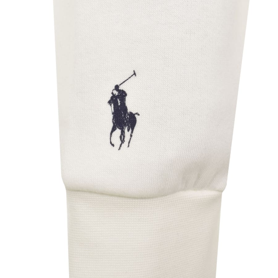 Image number 4 for Ralph Lauren Logo Hoodie Off White