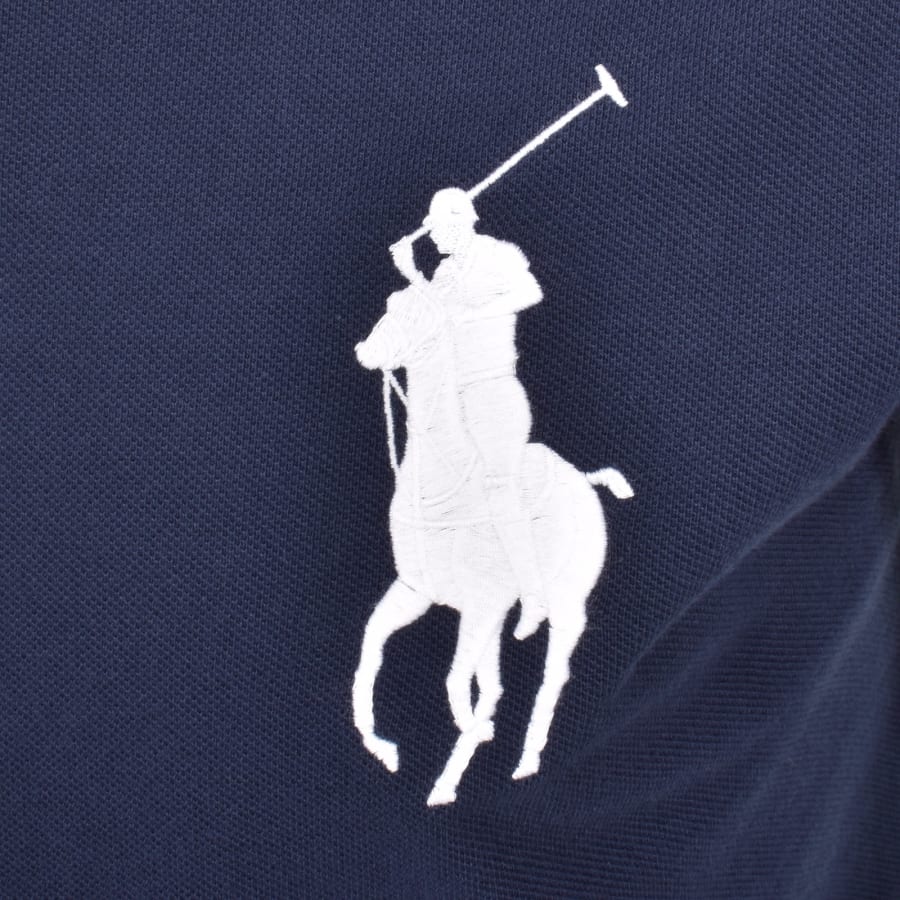 Image number 3 for Ralph Lauren Logo Polo T Shirt Navy