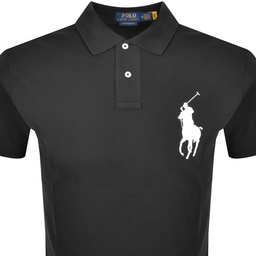 Image number 2 for Ralph Lauren Logo Polo T Shirt Black