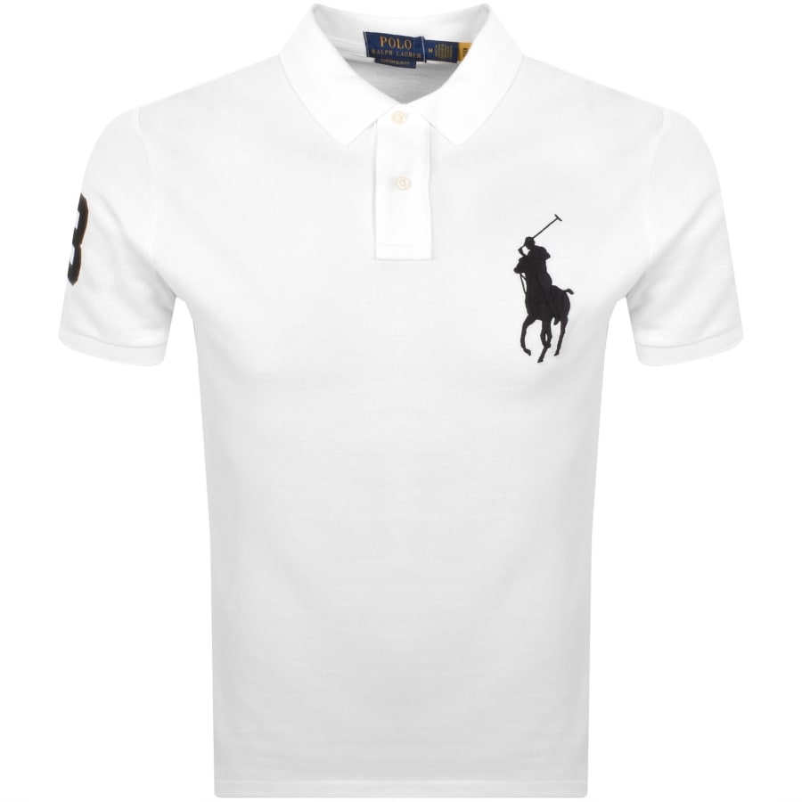 Image number 1 for Ralph Lauren Logo Polo T Shirt White