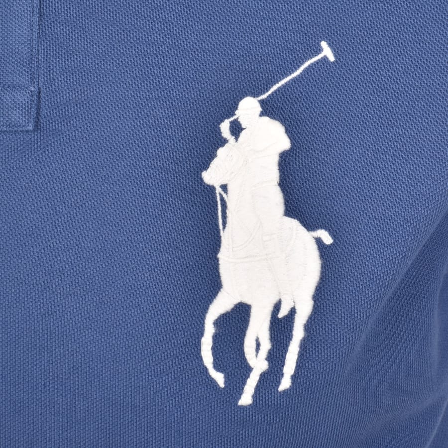 Image number 3 for Ralph Lauren Short Sleeve Polo T Shirt Blue