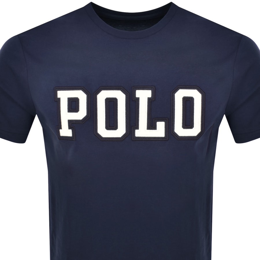 Image number 2 for Ralph Lauren Polo Logo T Shirt Navy