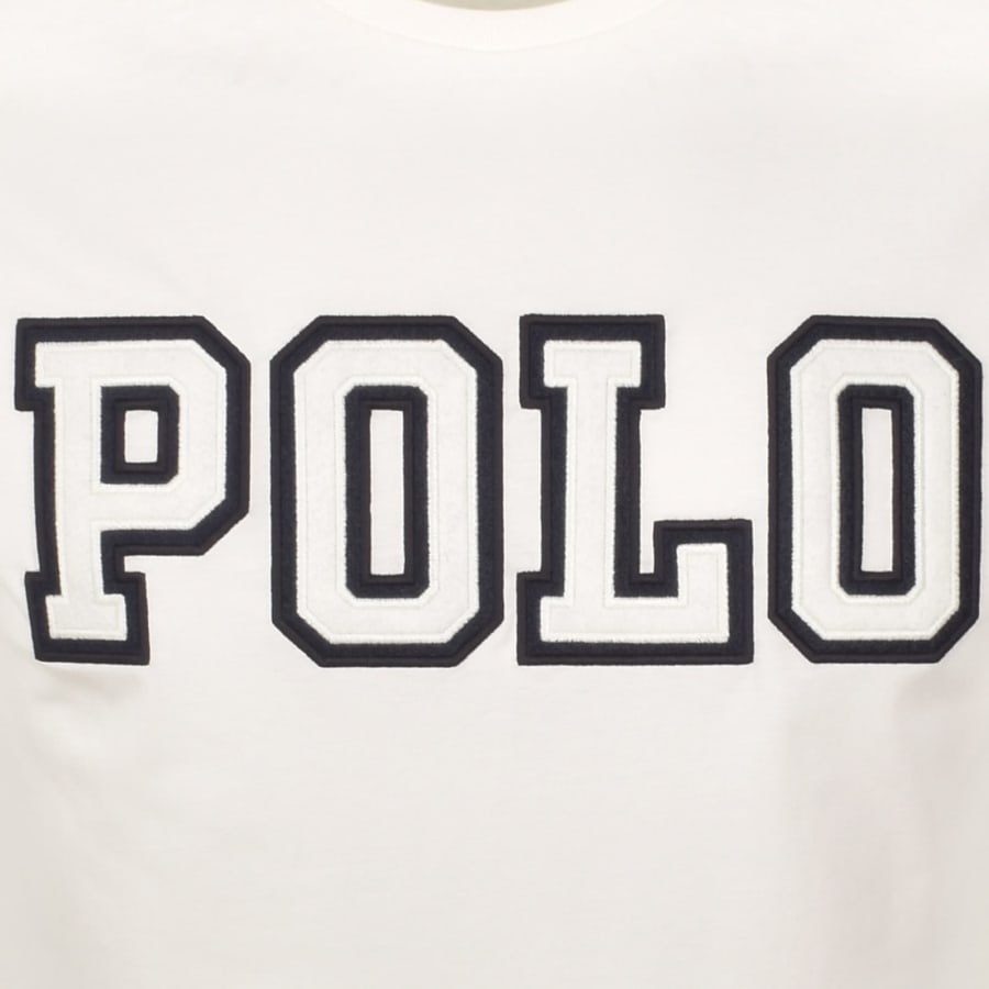 Image number 3 for Ralph Lauren Polo Logo T Shirt Off White