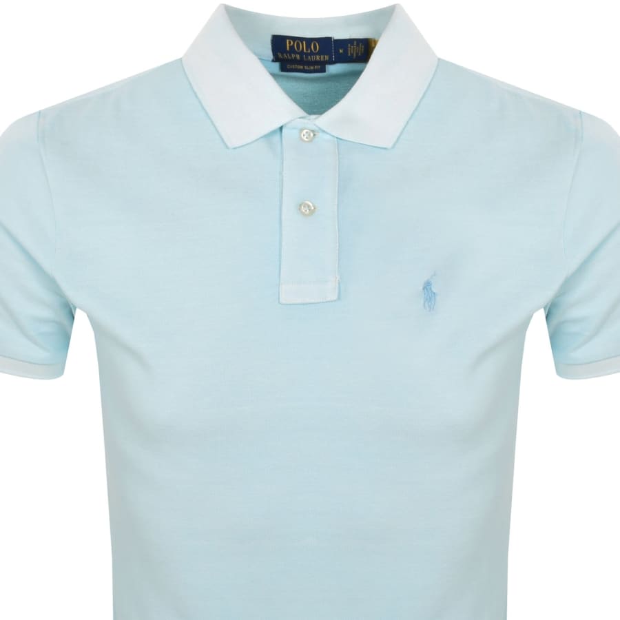 Image number 2 for Ralph Lauren Short Sleeve Polo T Shirt Blue