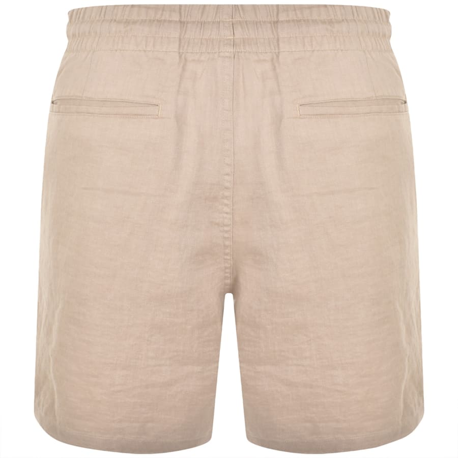 Image number 2 for Ralph Lauren Linen Prepster Shorts Beige