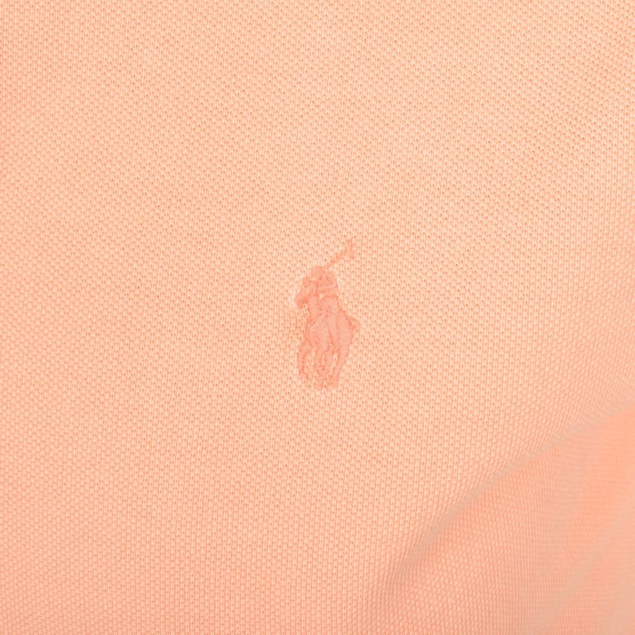 Image number 3 for Ralph Lauren Short Sleeve Polo T Shirt Orange