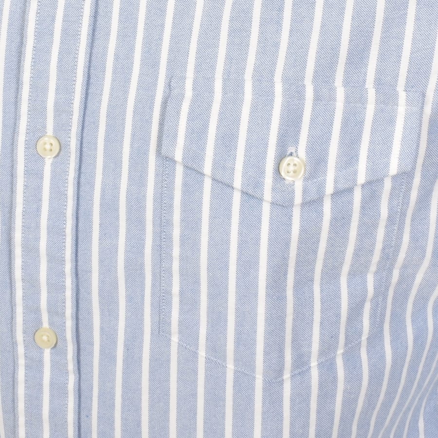 Image number 5 for Ralph Lauren Stripe Shirt Blue And White