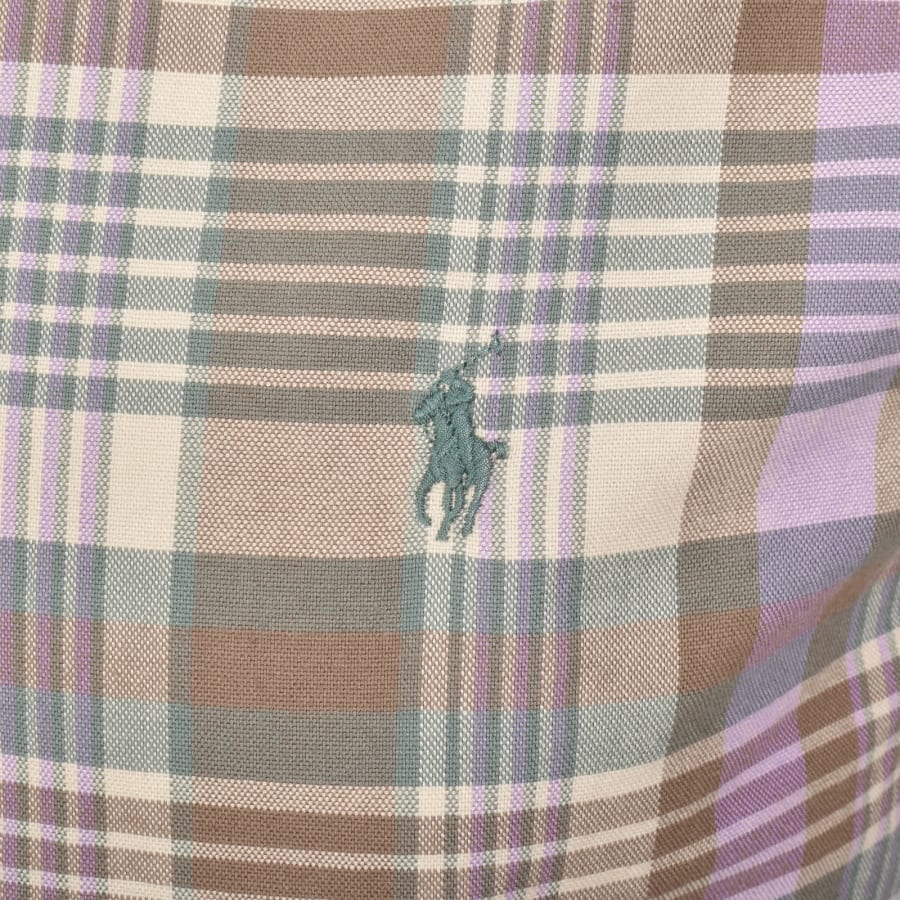 Image number 3 for Ralph Lauren Check Long Sleeved Shirt Multi