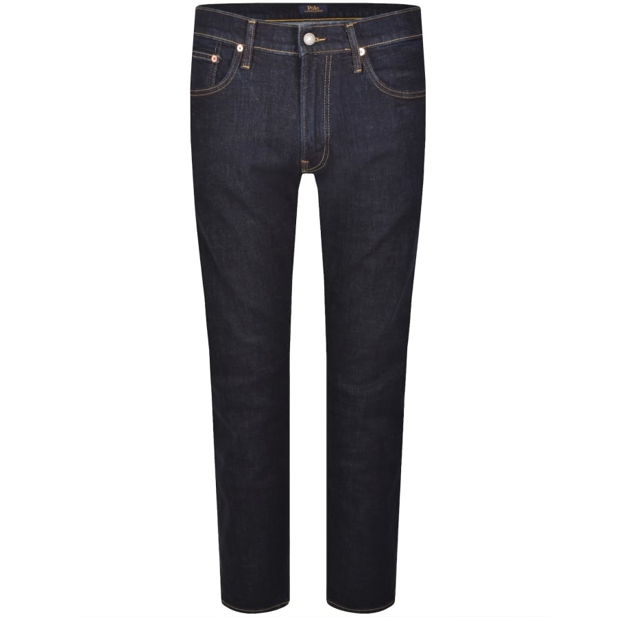 Image number 2 for Ralph Lauren Parkside Tapered Fit Dark Wash Jeans