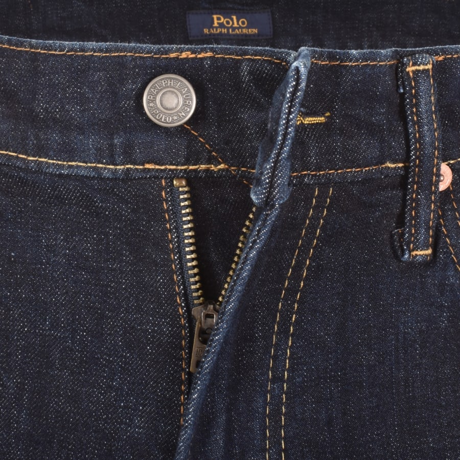 Image number 5 for Ralph Lauren Parkside Tapered Fit Dark Wash Jeans