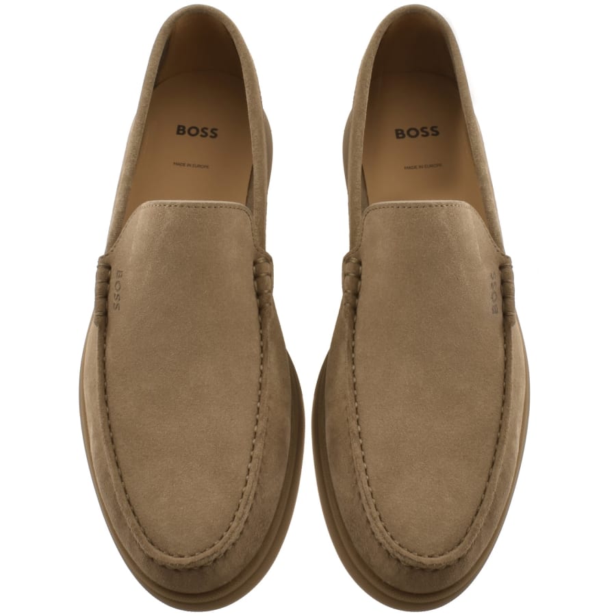 Image number 3 for BOSS Sienne Loafers Beige