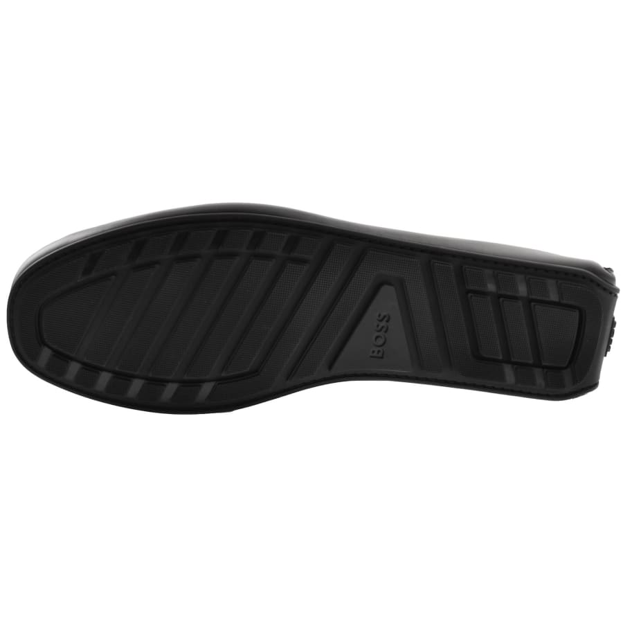 Image number 5 for BOSS Noel Leather Loafers Black