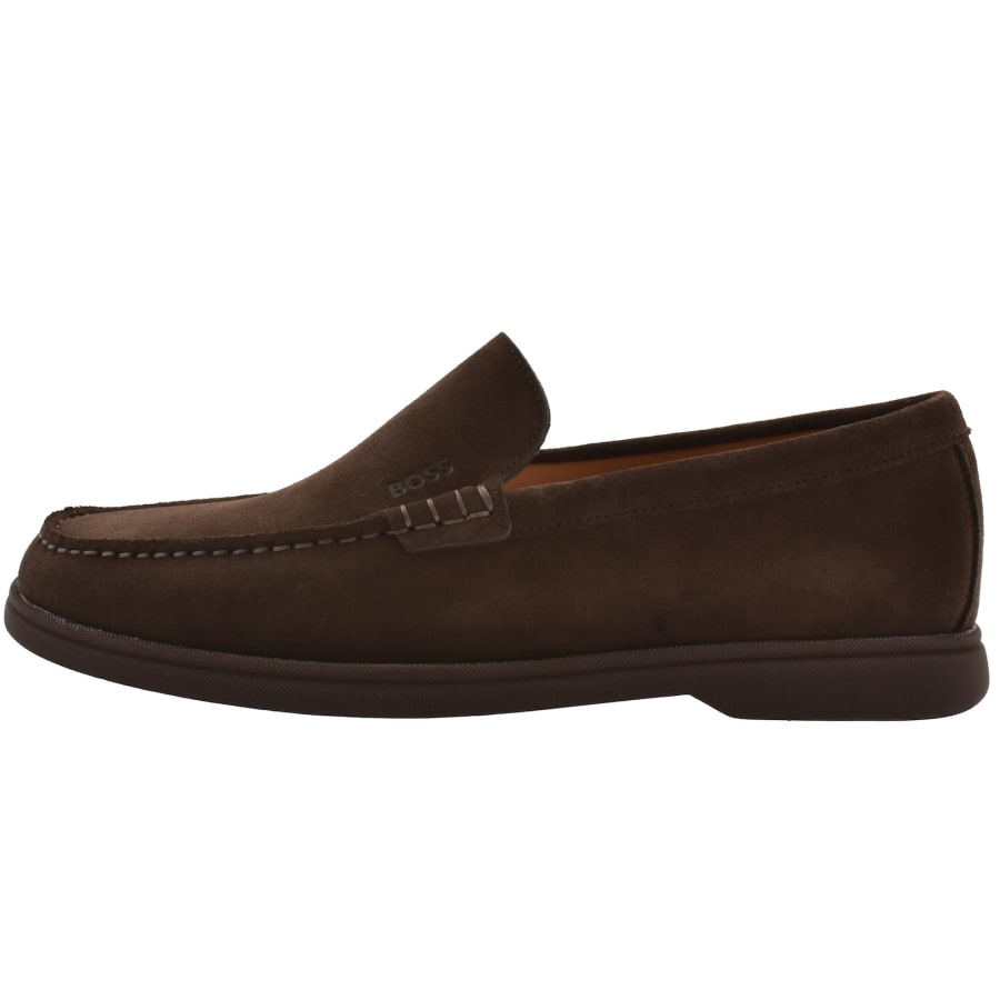 Image number 1 for BOSS Sienne Loafers Dark Brown