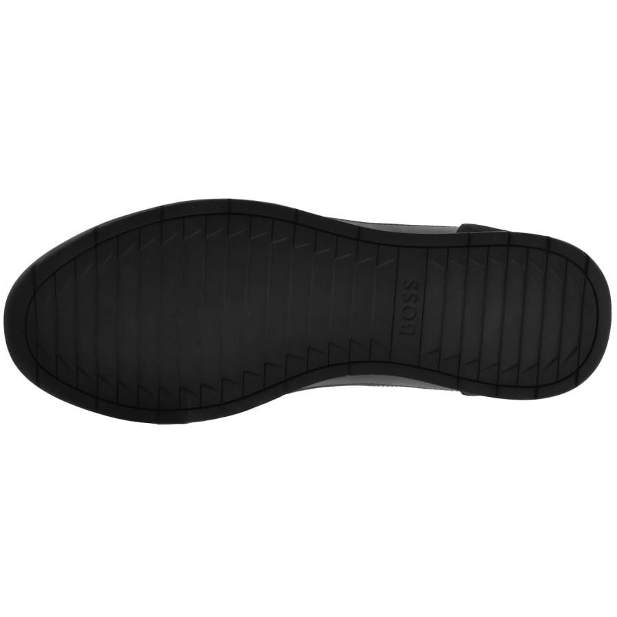 Image number 5 for BOSS Nitan Trainers Medium Grey