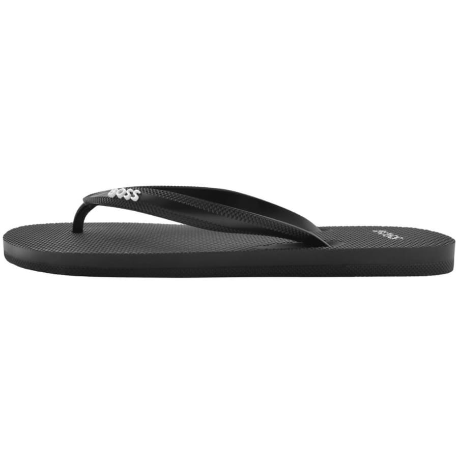 Image number 2 for BOSS Tracy Flip Flops Black