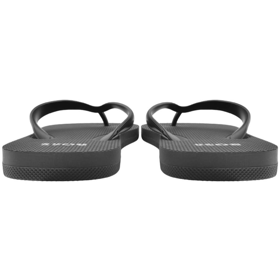 Image number 3 for BOSS Tracy Flip Flops Black