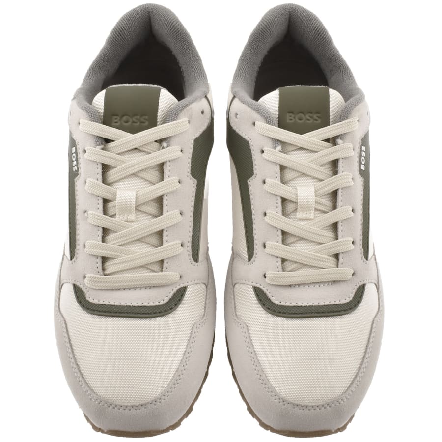 Image number 3 for BOSS Parkour L Runner Trainers Beige
