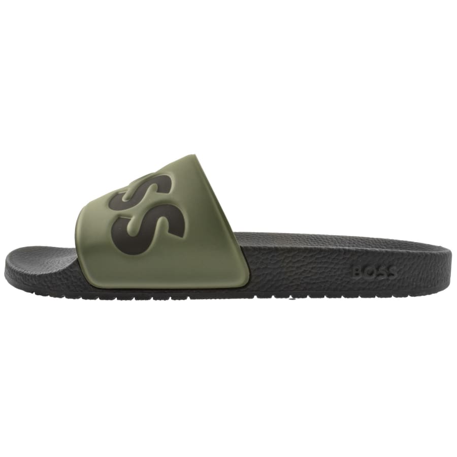 Image number 2 for BOSS Aryeh Sliders Green