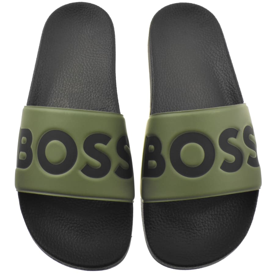 Image number 1 for BOSS Aryeh Sliders Green