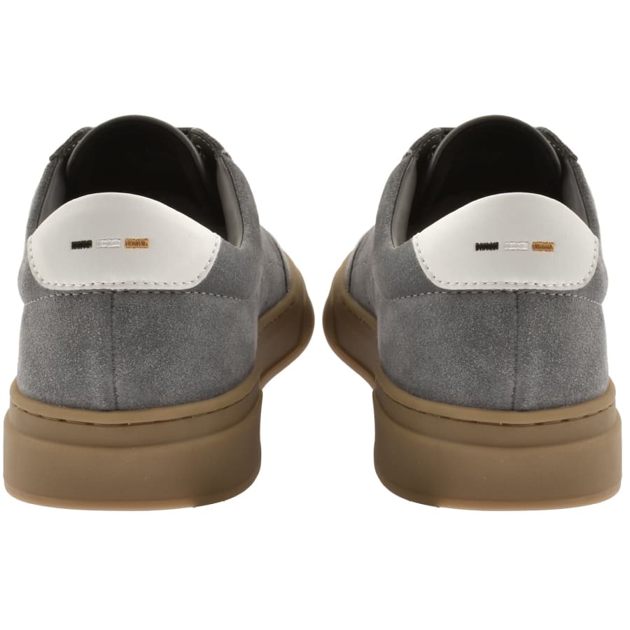 Image number 2 for BOSS Kieran Tennis Trainers Medium Grey