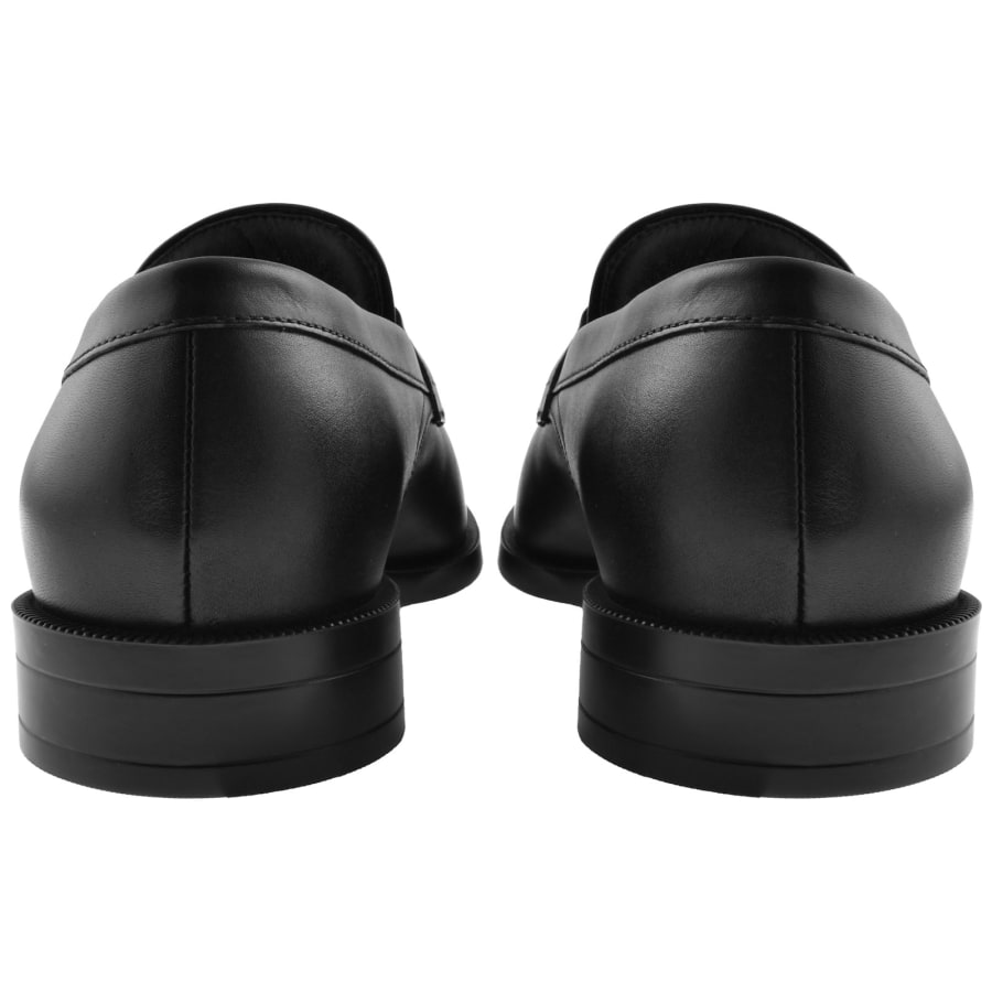 Image number 2 for BOSS Tayil Leather Loafers Black