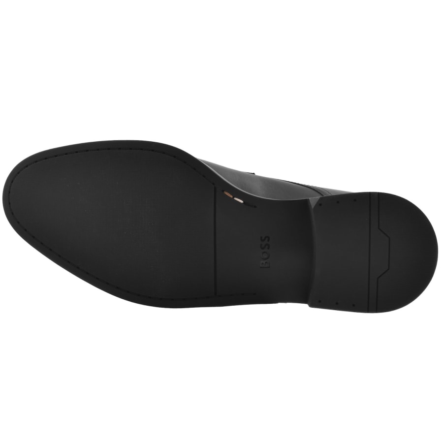 Image number 5 for BOSS Tayil Leather Loafers Black
