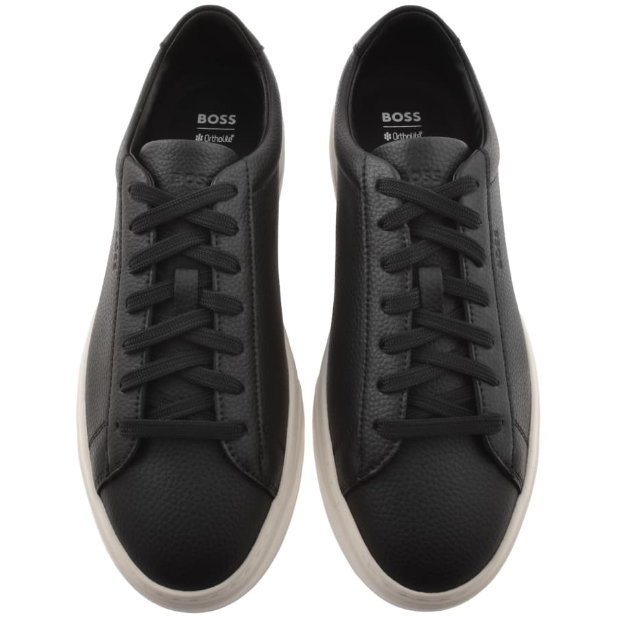 Image number 3 for BOSS Kieran Tennis Trainers Black