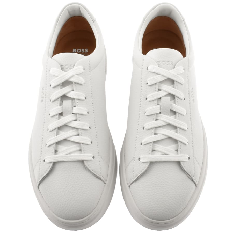 Image number 3 for BOSS Kieran Tennis Trainers Natural