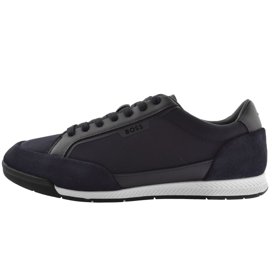 Image number 1 for BOSS Nitan Trainers Dark Blue