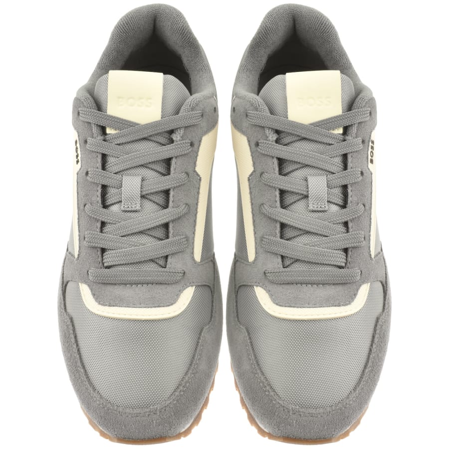 Image number 3 for BOSS Parkour L Runner Trainers Grey