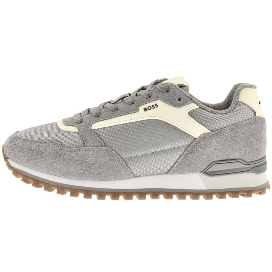 Image number 1 for BOSS Parkour L Runner Trainers Grey