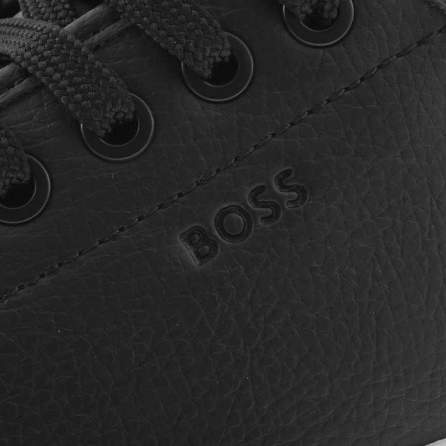 Image number 4 for BOSS Aiden Tennis Trainers Black