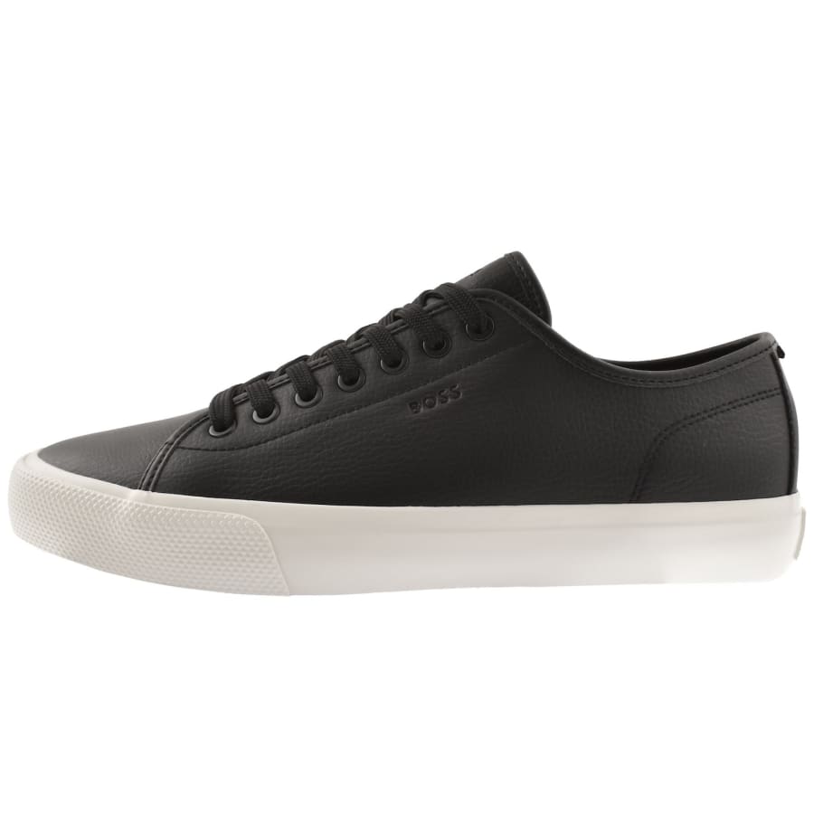 Image number 1 for BOSS Aiden Tennis Trainers Black