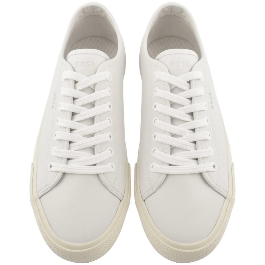 Image number 3 for BOSS Aiden Tennis Trainers Natural