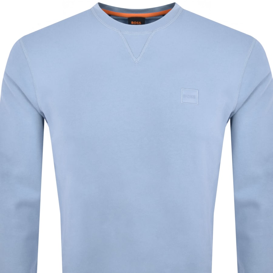 Image number 2 for BOSS Westart 1 Sweatshirt Blue