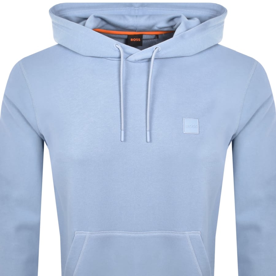Image number 2 for BOSS Wetalk Pullover Hoodie Blue