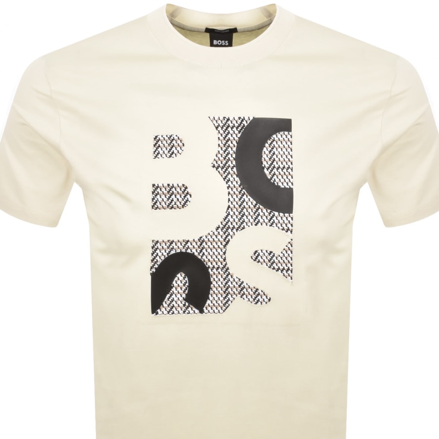 Image number 2 for BOSS Thompson 655 T Shirt Beige
