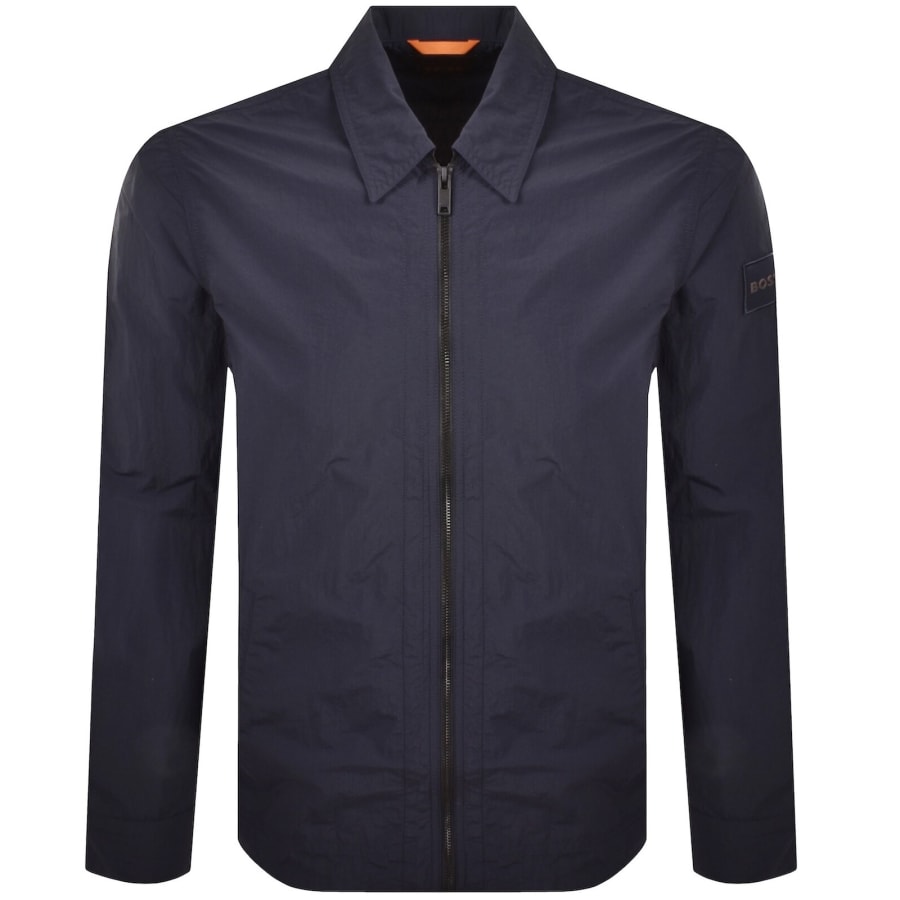 Image number 2 for BOSS Leejay 1 Overshirt Navy