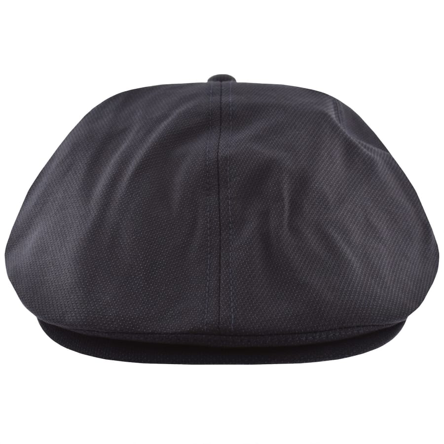 Image number 2 for BOSS Trystan Techwool Flat Cap Navy
