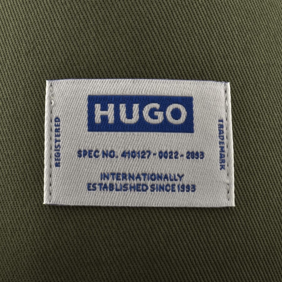 Image number 4 for HUGO Blue Merk Baseball Cap Green