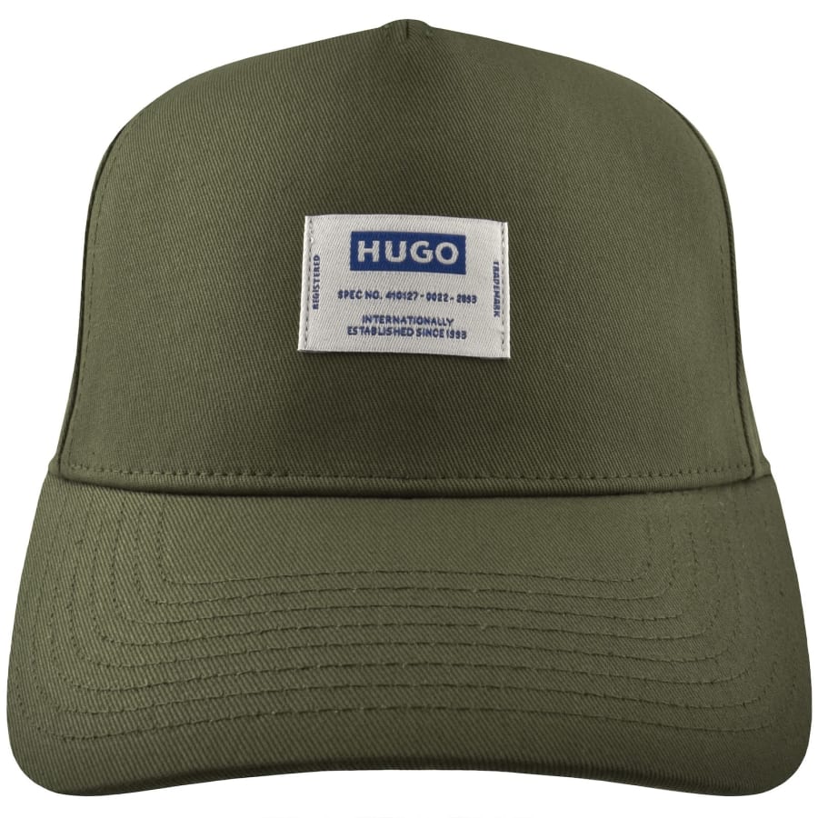 Image number 1 for HUGO Blue Merk Baseball Cap Green