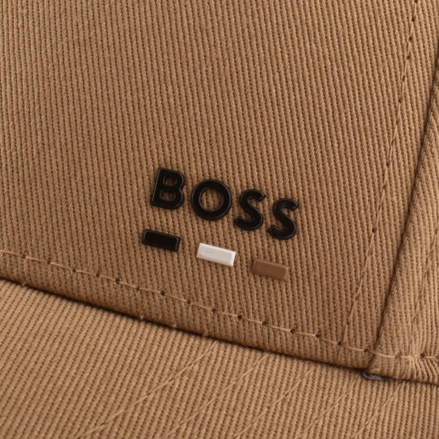 Image number 4 for BOSS Zed Stripe Baseball Cap Beige