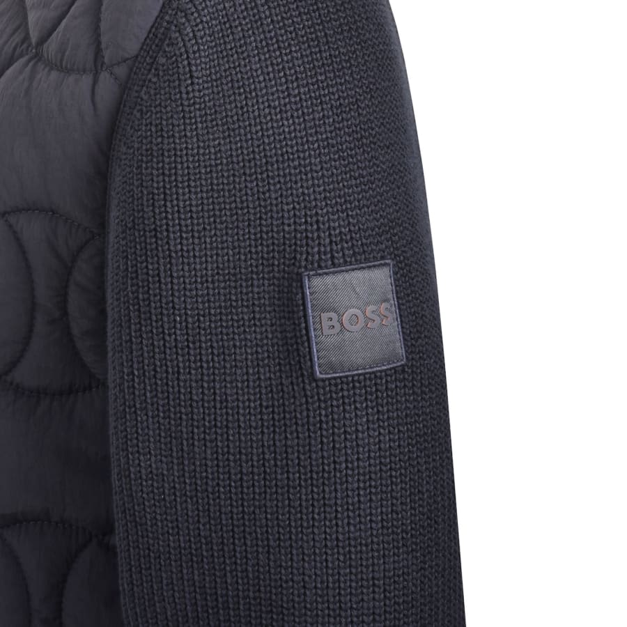 Image number 4 for BOSS Kavietor Knit Jacket Navy