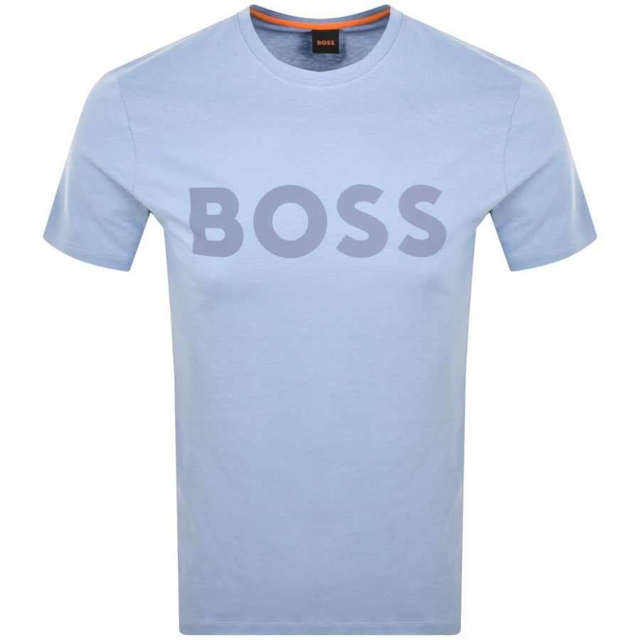Image number 1 for BOSS Thinking 1 Logo T Shirt Blue