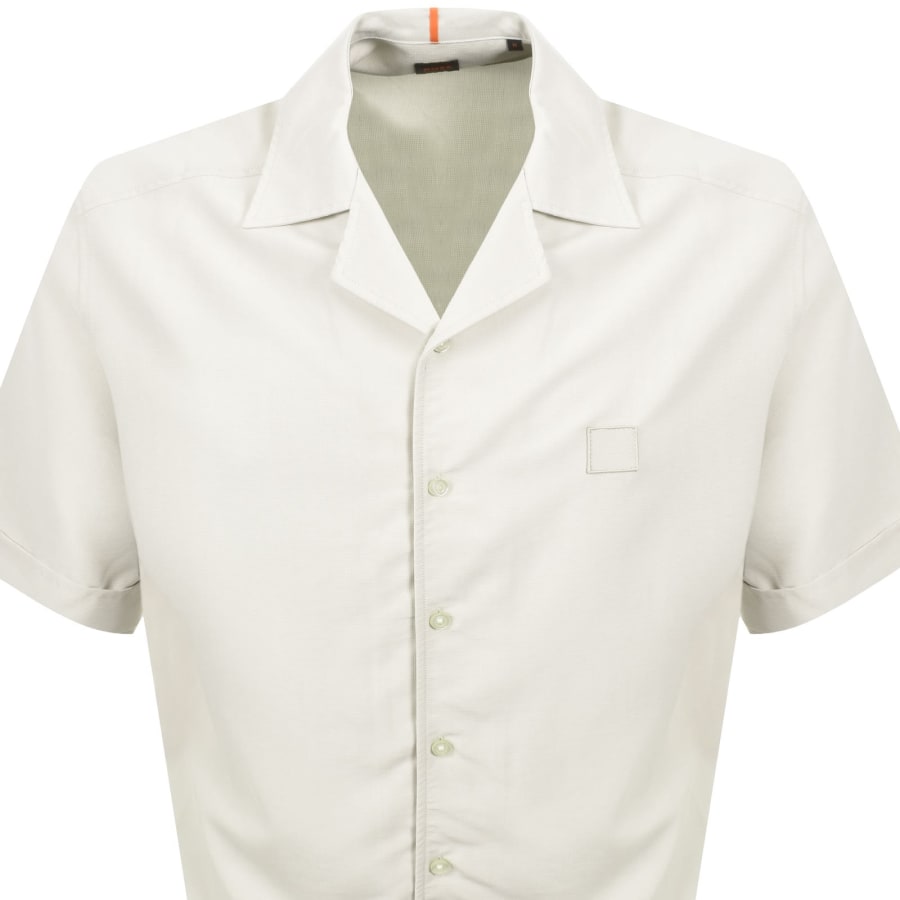 Image number 2 for BOSS Lapisy Relaxed Fit Shirt Beige