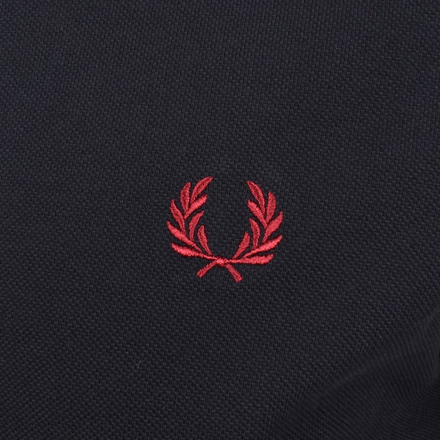 Image number 3 for Fred Perry Twin Tipped Polo T Shirt Navy