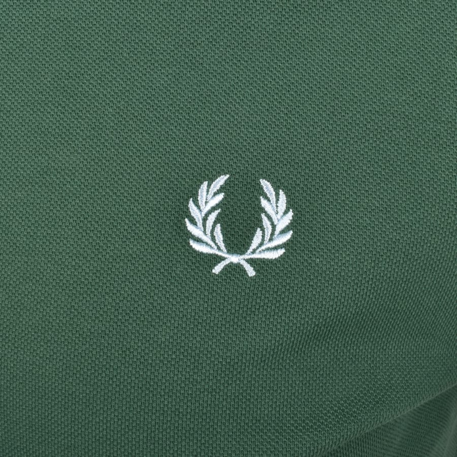 Image number 3 for Fred Perry Twin Tipped Polo T Shirt Green