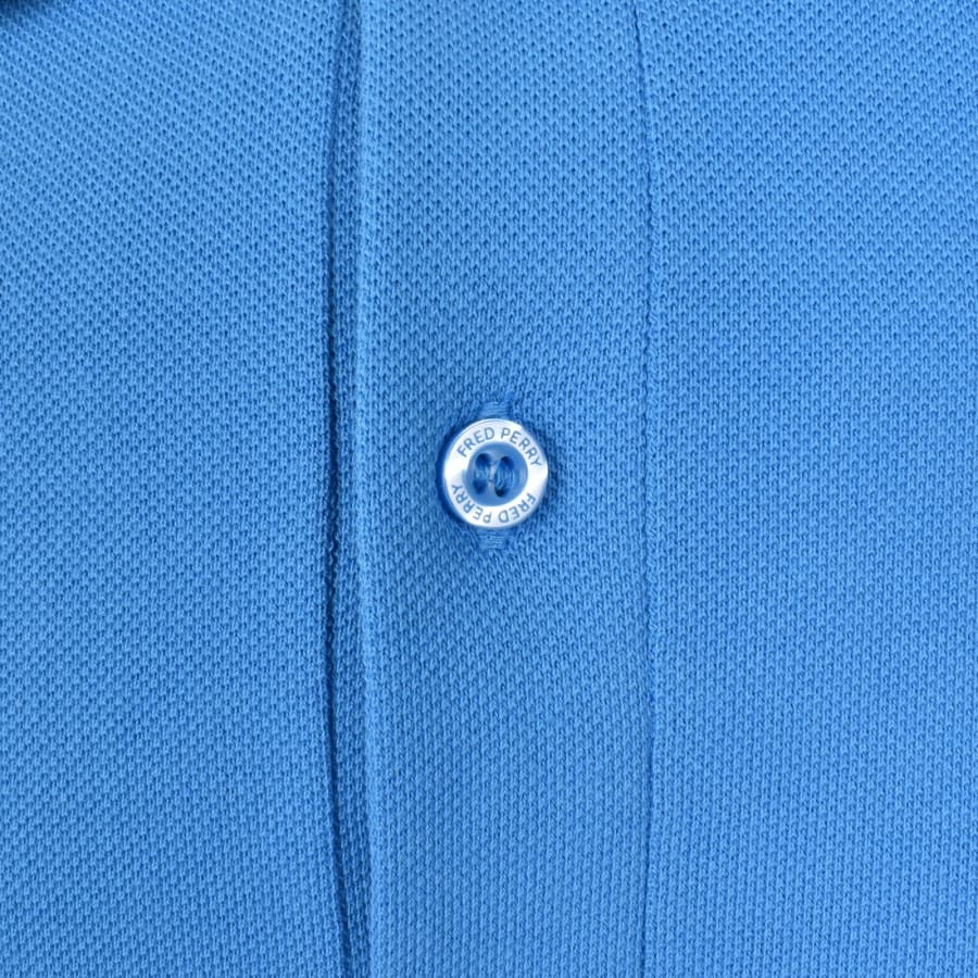 Image number 4 for Fred Perry Twin Tipped Polo T Shirt Blue